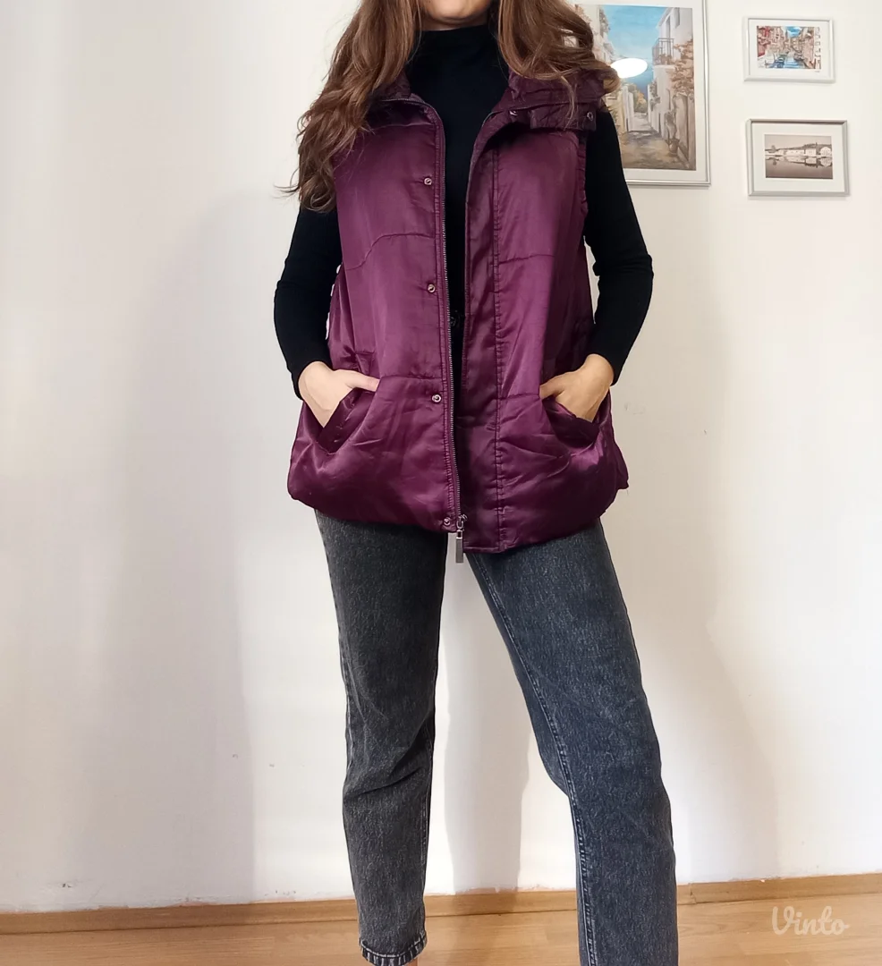 Tamno ljubičasti prsluk