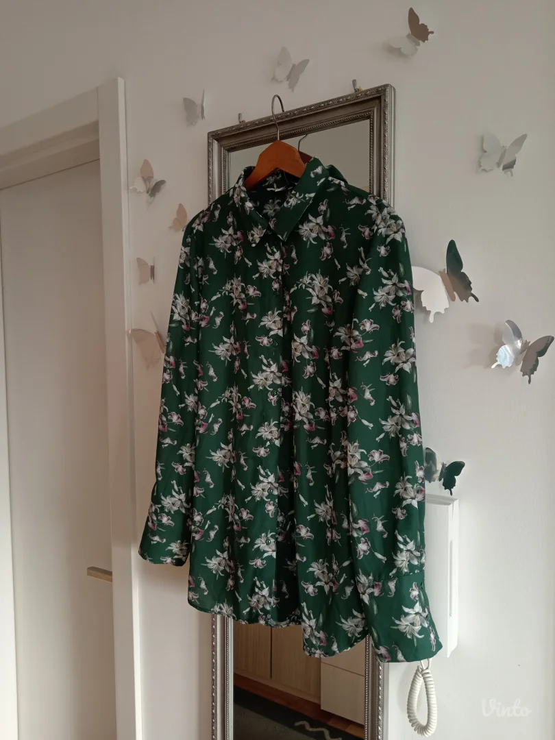 Zelena košulja sa šarom