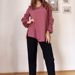 Predivna bluza ciklama boje