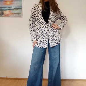 H&M šareni blejzer od viskoze