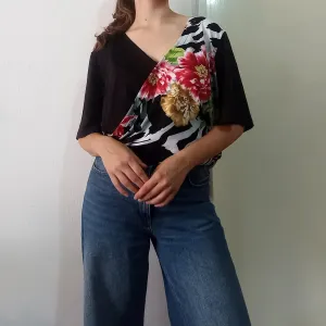 Elegantna bluza sa ružama