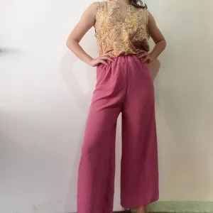 Roze lagane pantalone