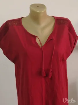 Bordo pamučna bluza