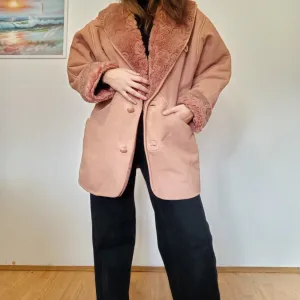 Predivna roze bunda jakna