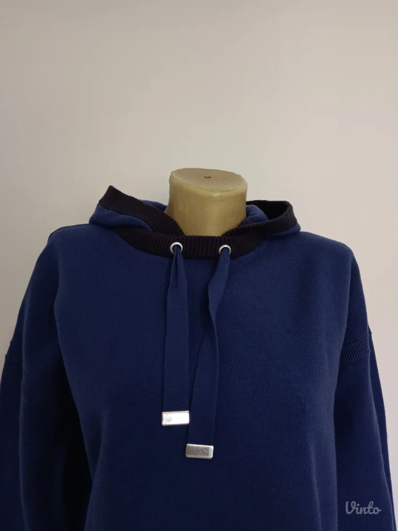 Teget duks bluza sa kapuljačom