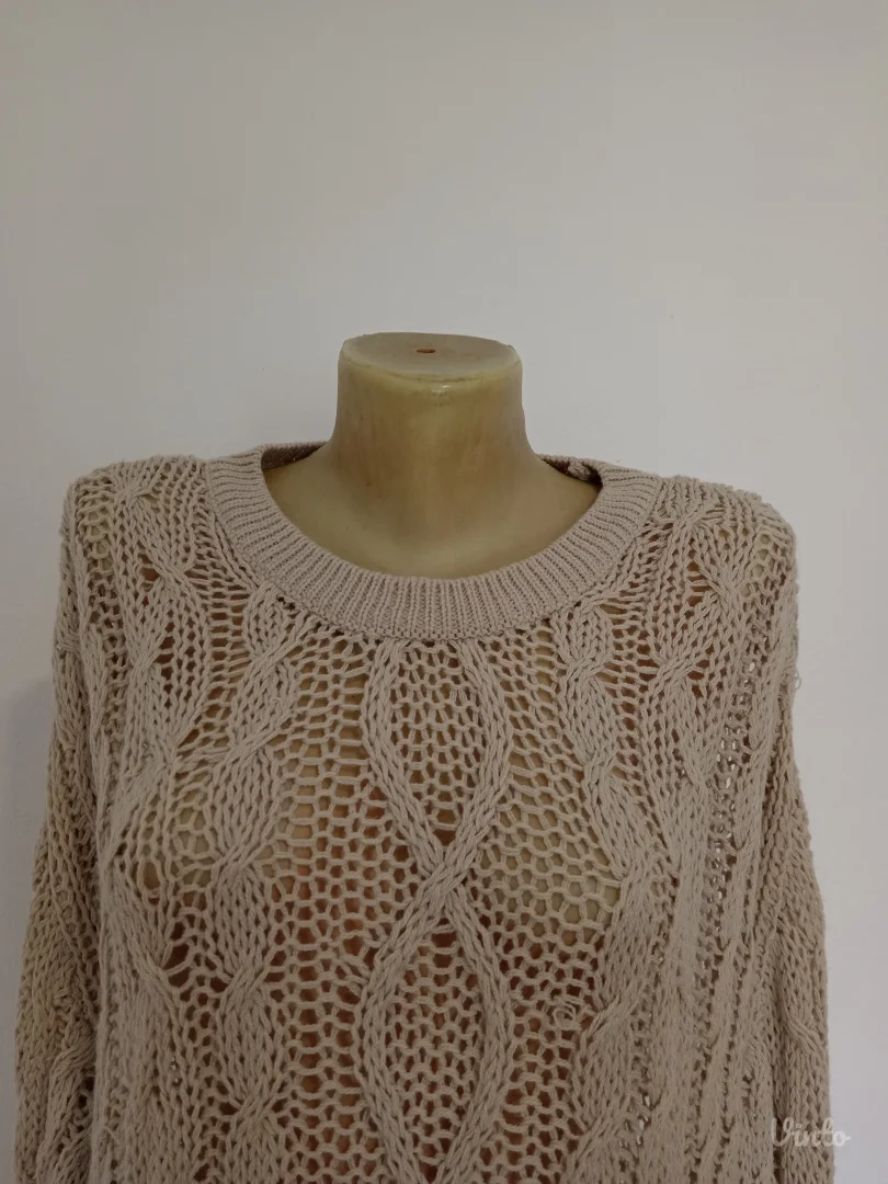 Braon končani džemper