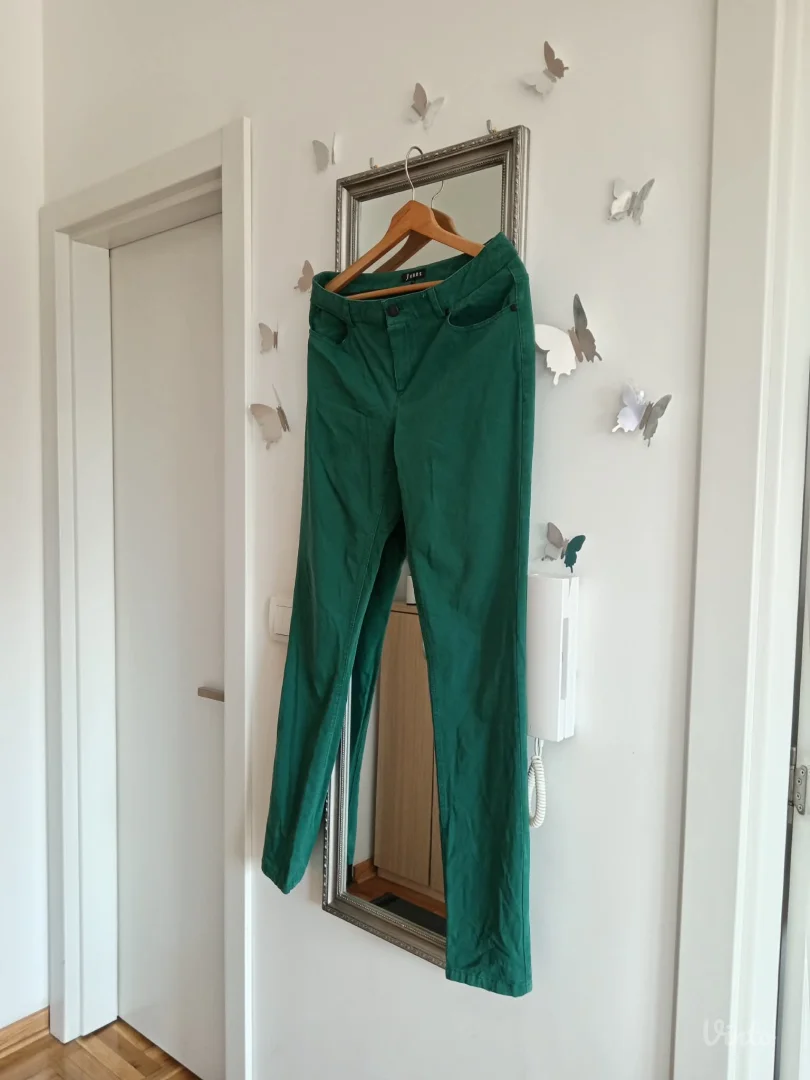 Zelene uske pantalone Jones