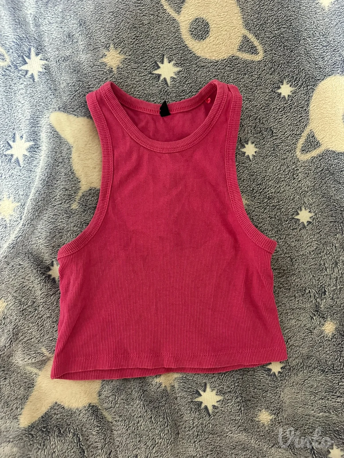 Roza krop top majica