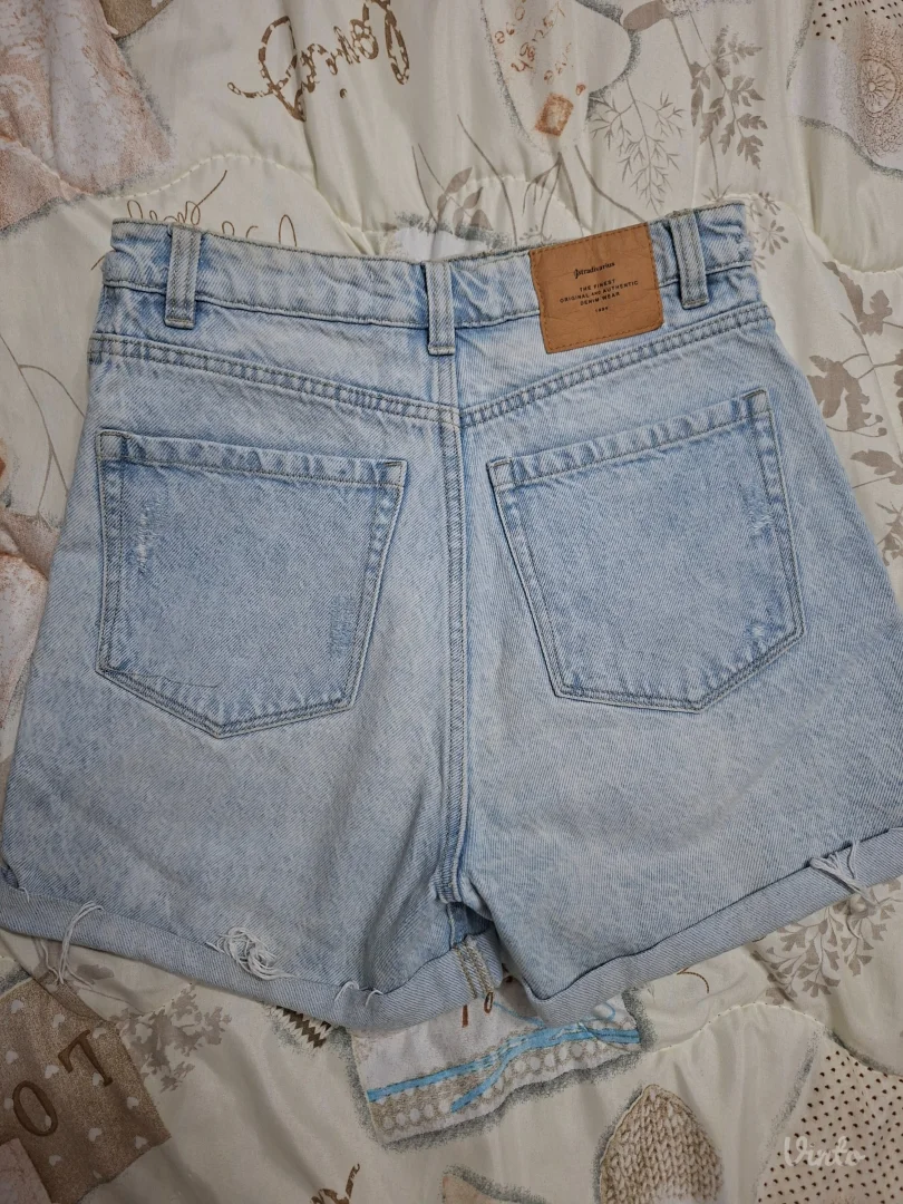 Stradivarius teksas šorts