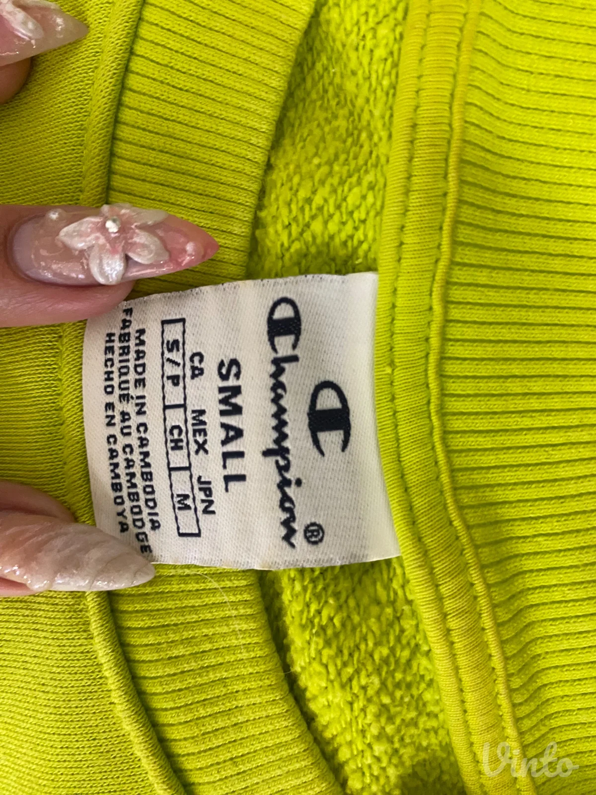 Champion neon zeleni duks