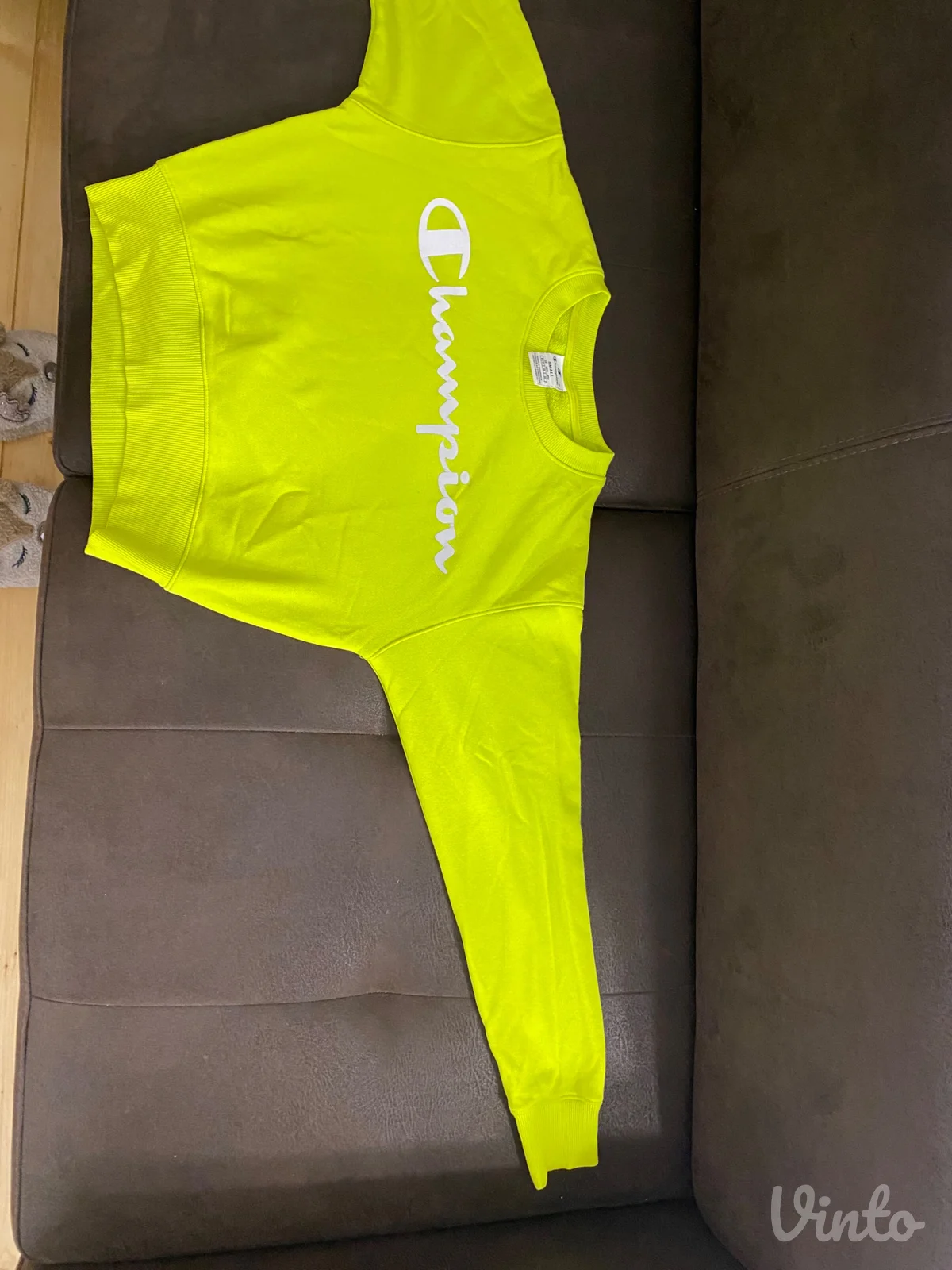 Champion neon zeleni duks