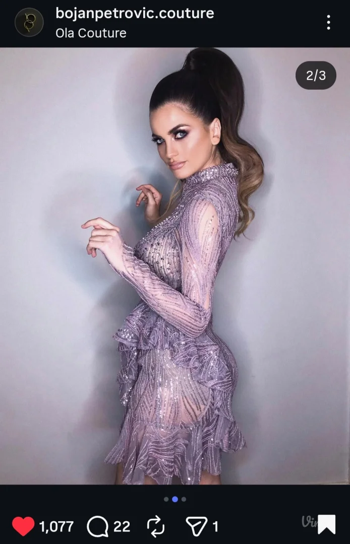 Bojan Petrović Couture Haljina