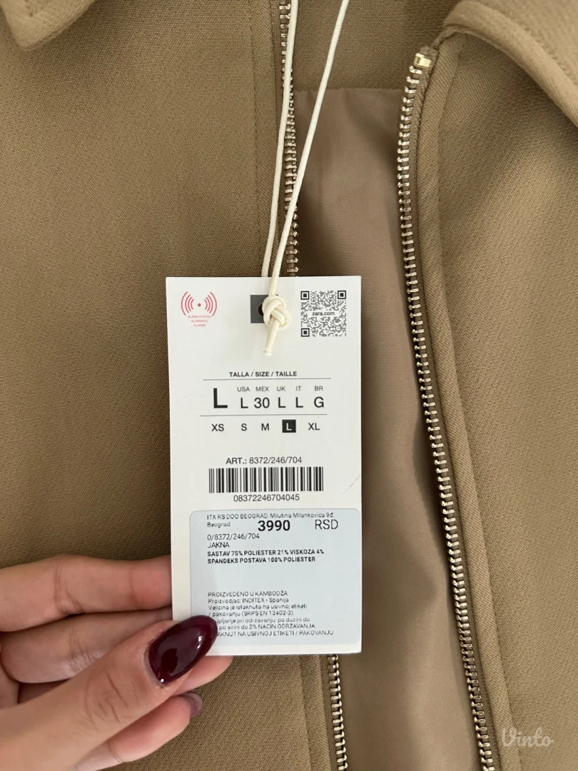 Zara jakna- Novo