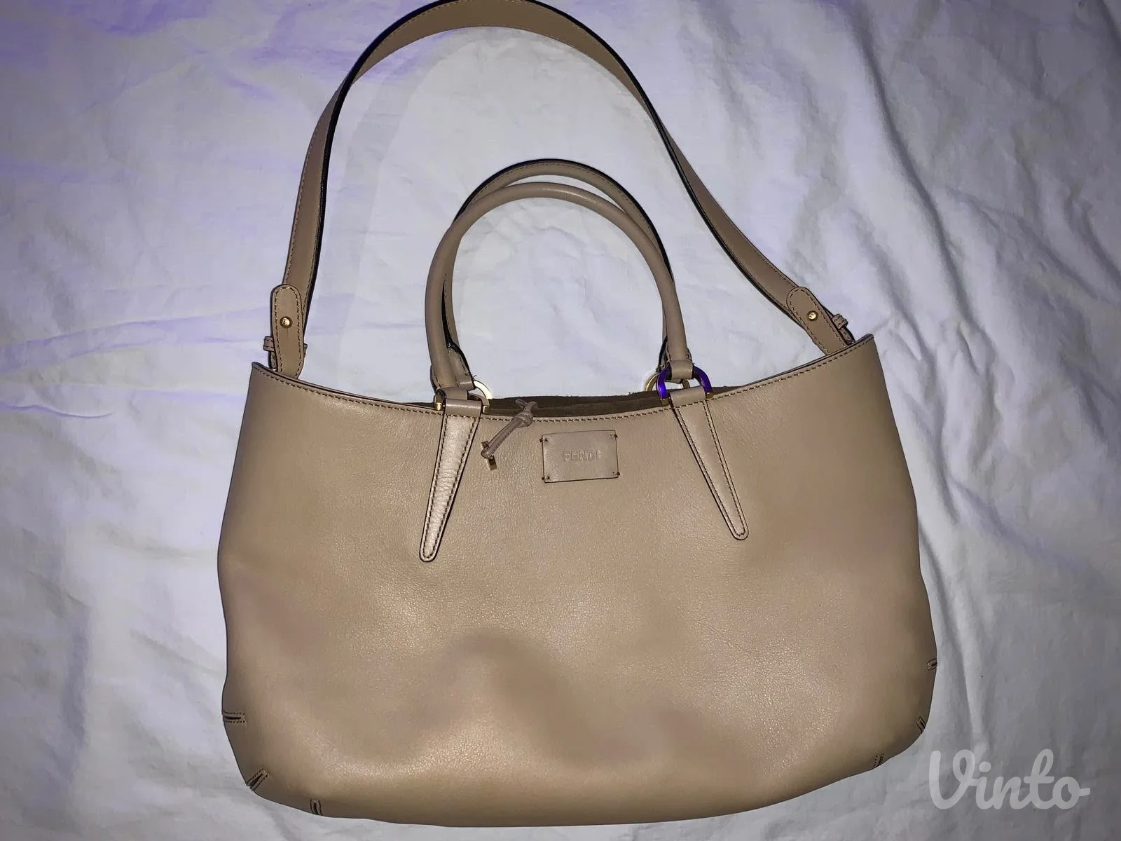 Fendi - B Fab' Leather Drawstring shoulder bag