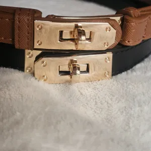 2 kaiša -crna i braon