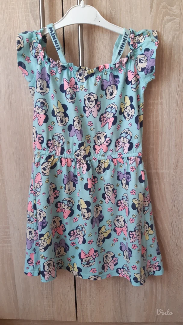 Tirkizna mini haljinica