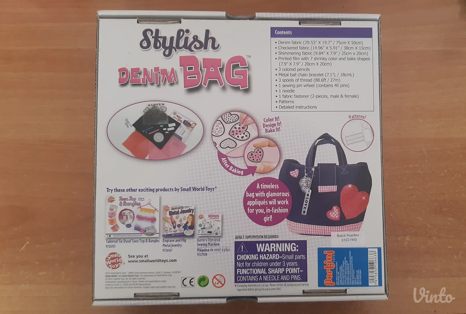 Kreativni set Teksas torbica Novo