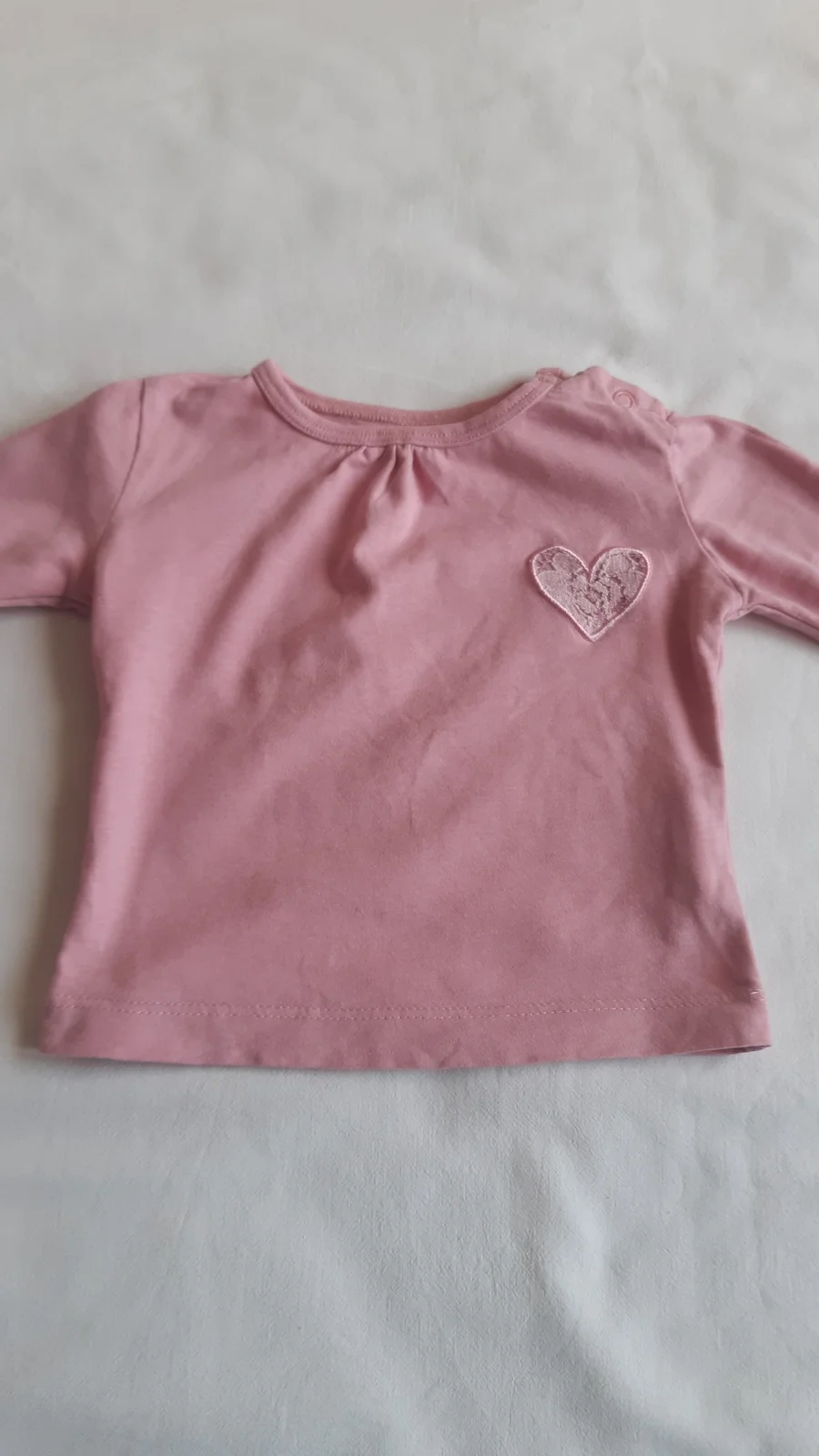 Roze bluza za bebe