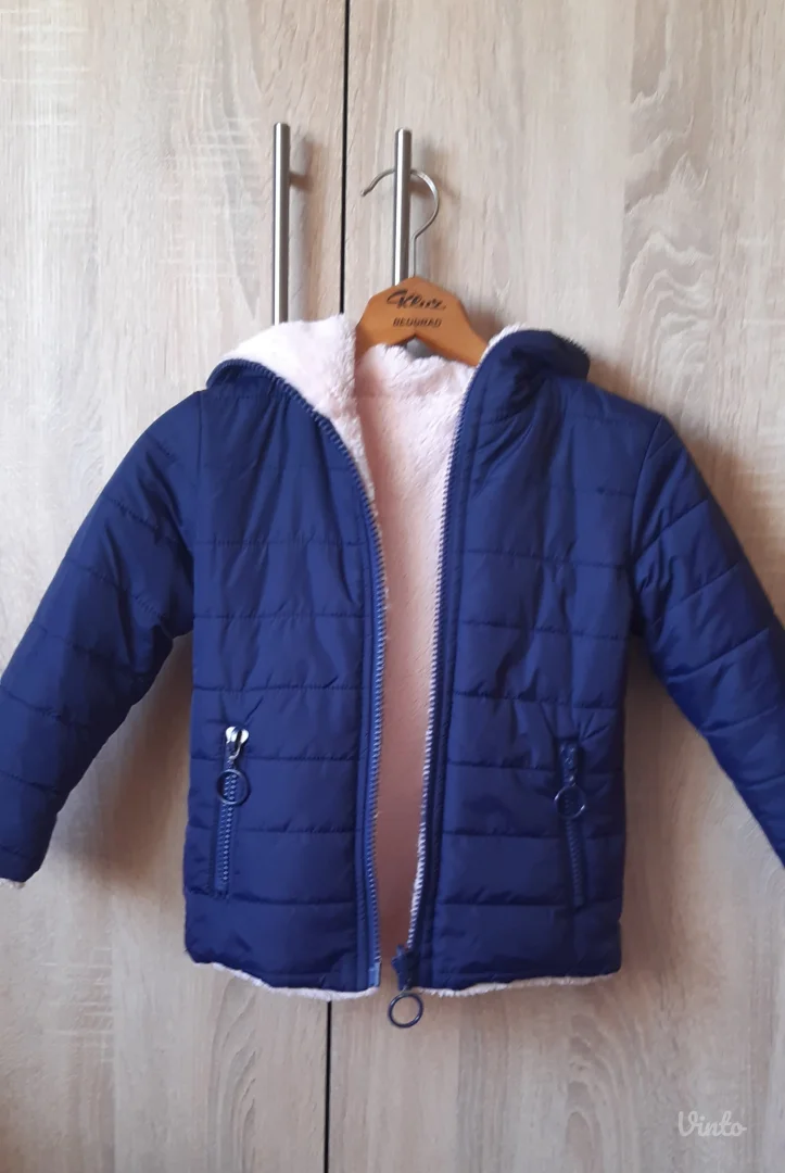 Jakna sa dva lica za devojcice