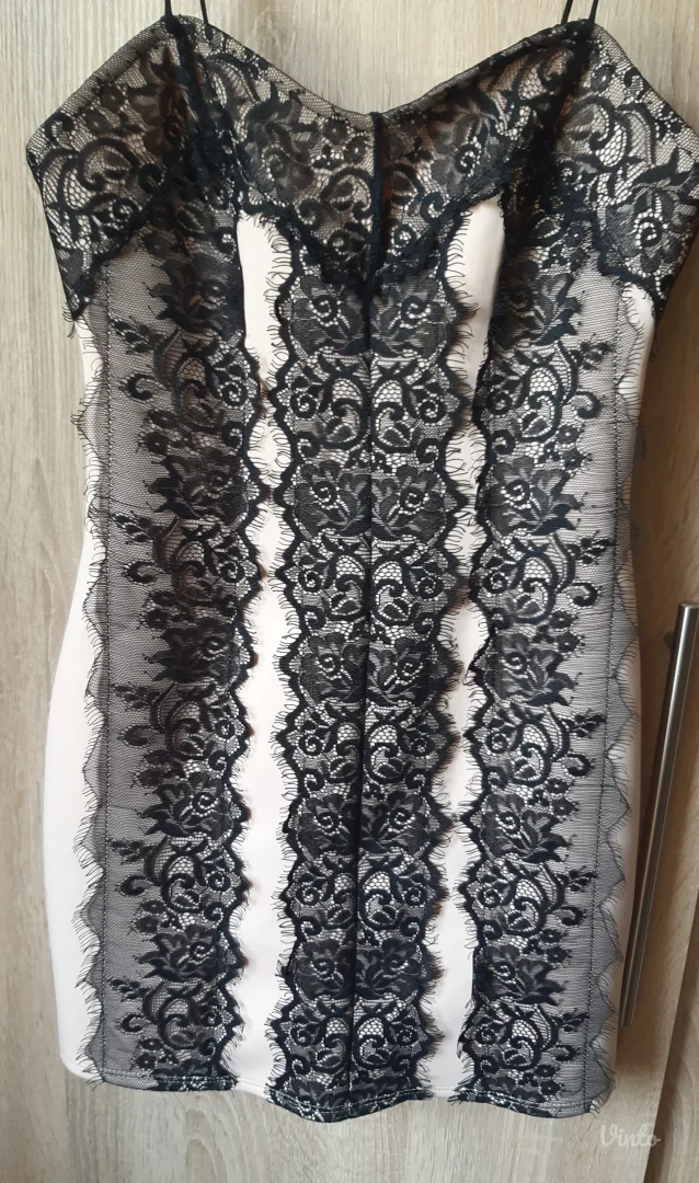 Puder roze haljina sa cipkom