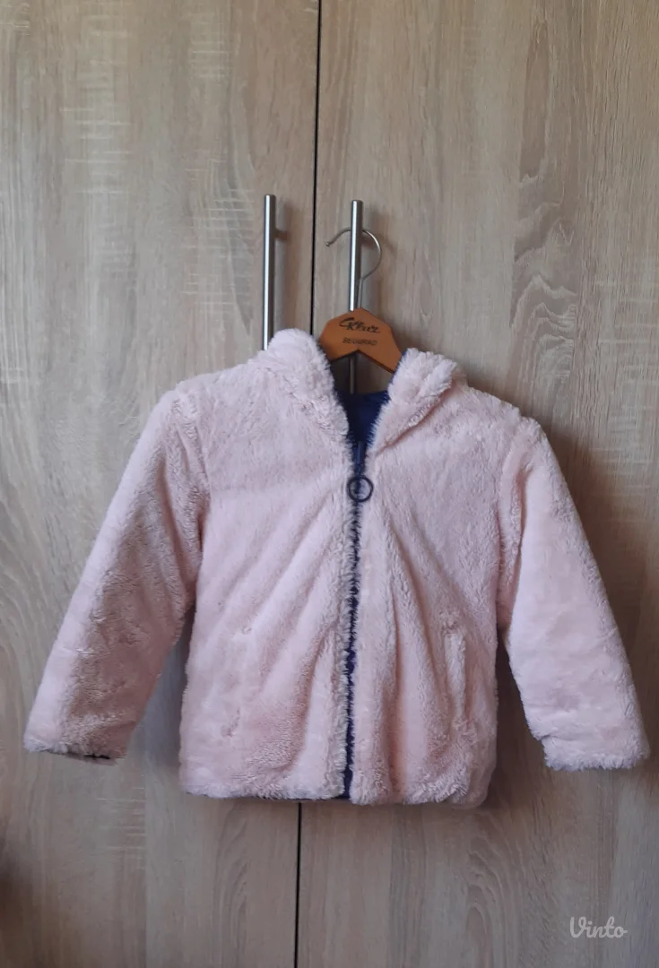 Jakna sa dva lica za devojcice