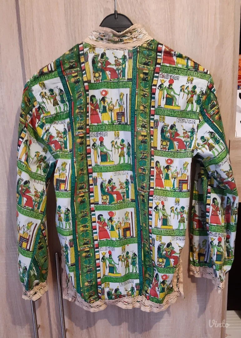 Vintage kosulja sa egipatskim motivima