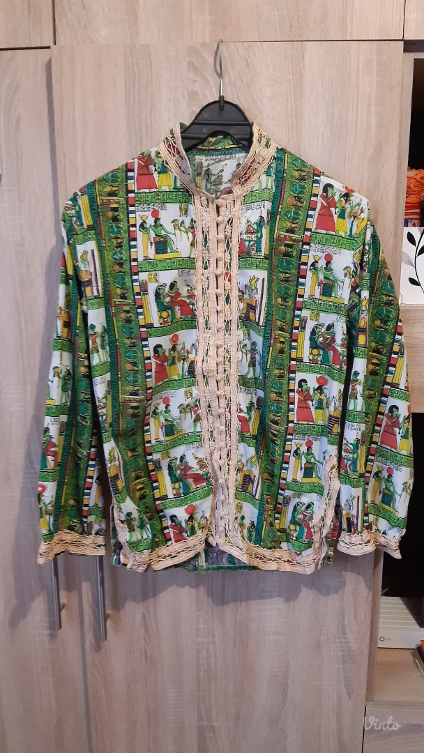 Vintage kosulja sa egipatskim motivima