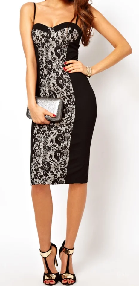 Korset haljina sa cipkom