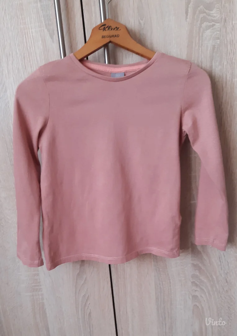 Puder roze bluza za devojcice