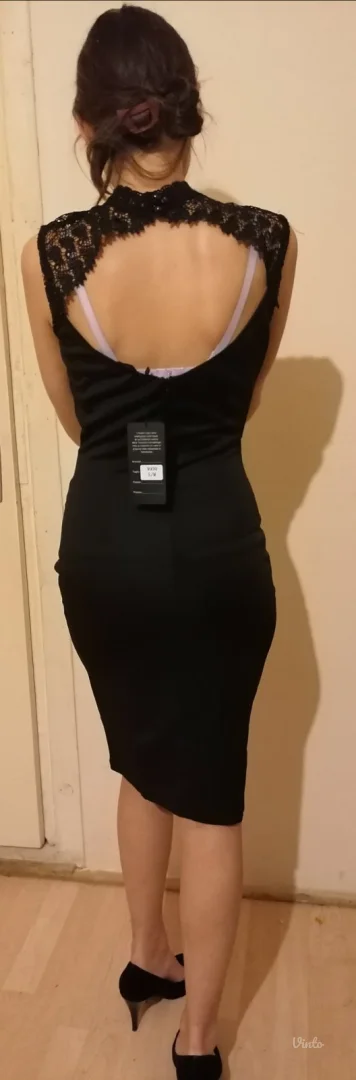 Crna elegantna haljina