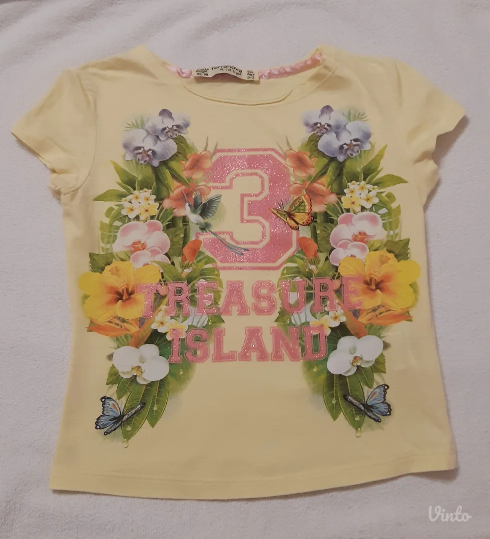 Zuta majica za devojcice