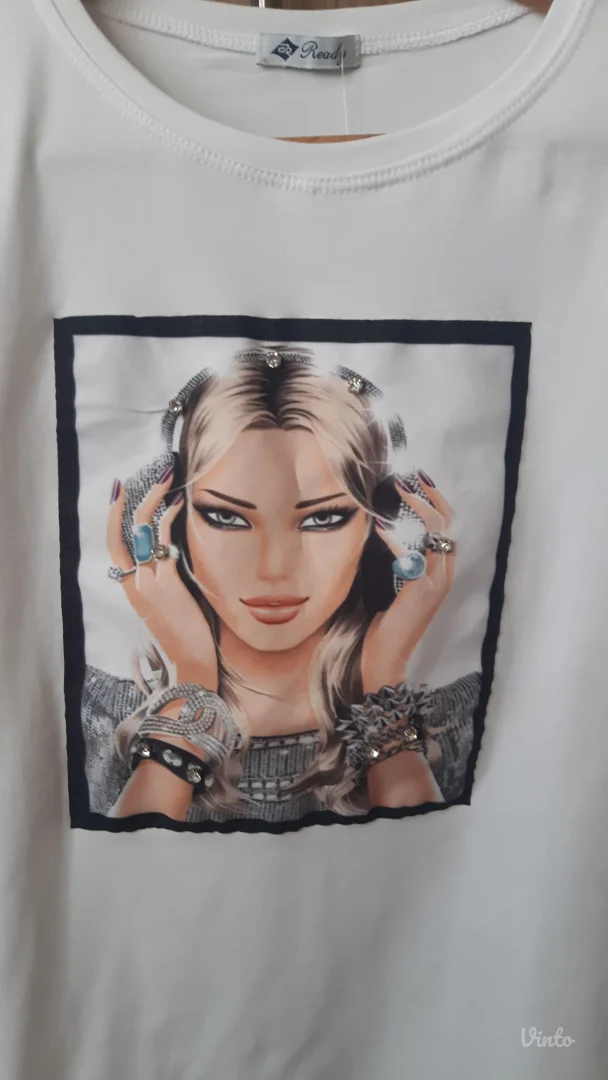 Bela bluza za devojcice Novo