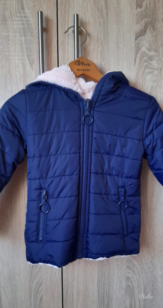 Jakna sa dva lica za devojcice