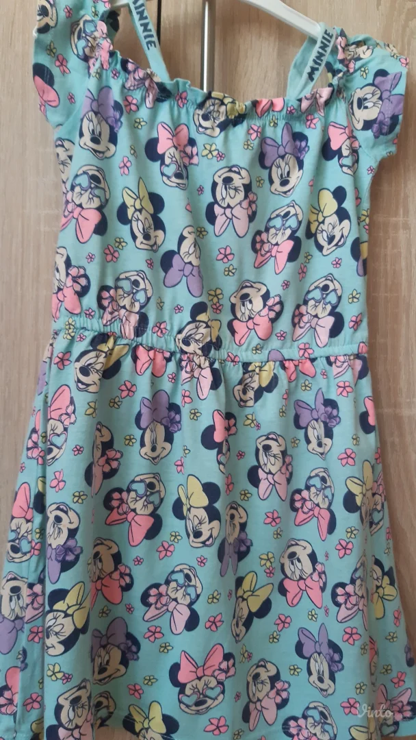 Tirkizna mini haljinica