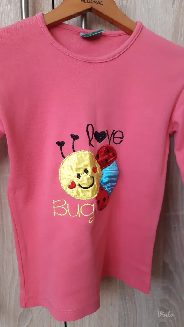 Bluza za devojice sa bubamarom
