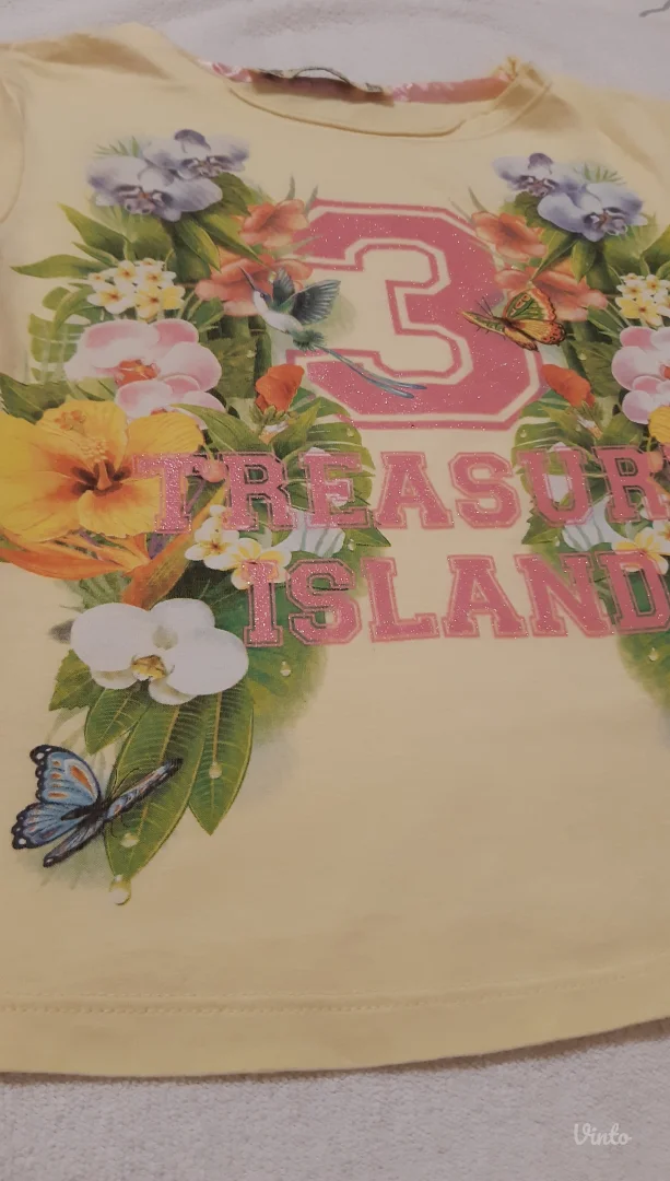 Zuta majica za devojcice