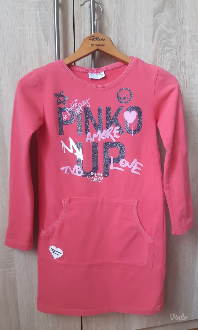 Koralna tunika za devojcice