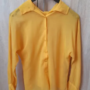 Vintage prozirna zuta kosulja