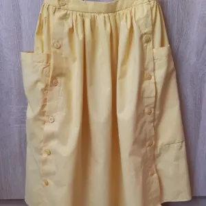 Vintage žuta suknja