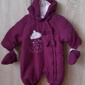 Ljubicasti skafander za bebe