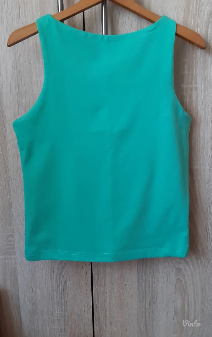 Zelena majica bez rukava Novo