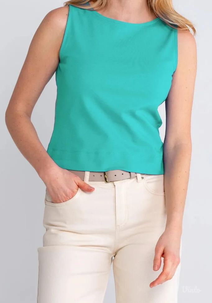 Zelena majica bez rukava Novo