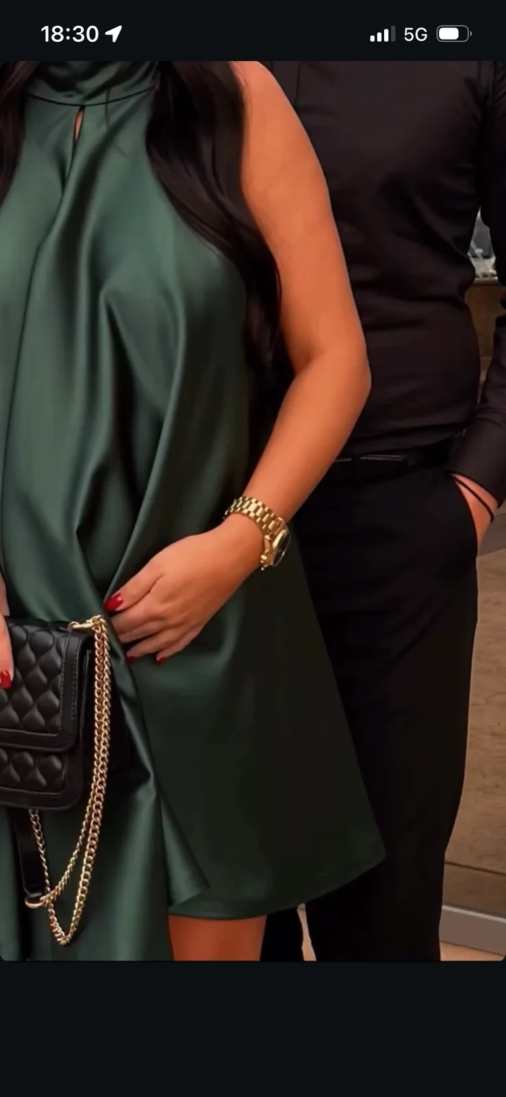 Zelena elegantna haljina