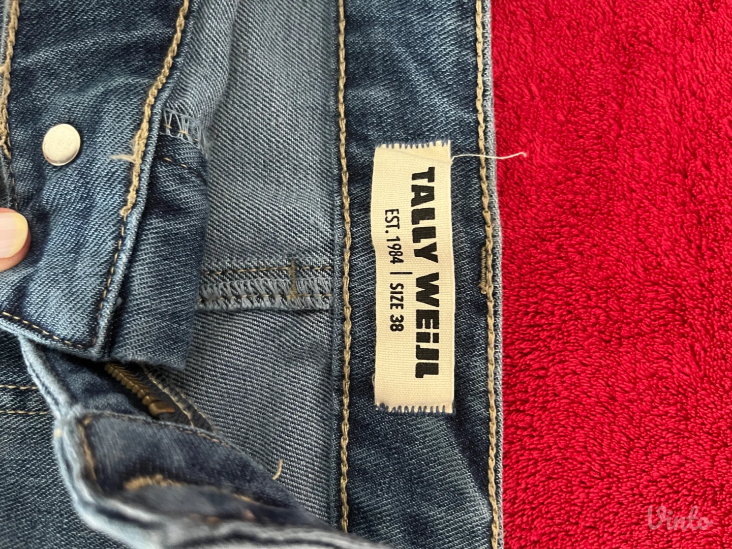 Teksas suknja mini-tejli vejli