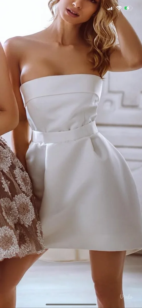 Bela alme couture haljina