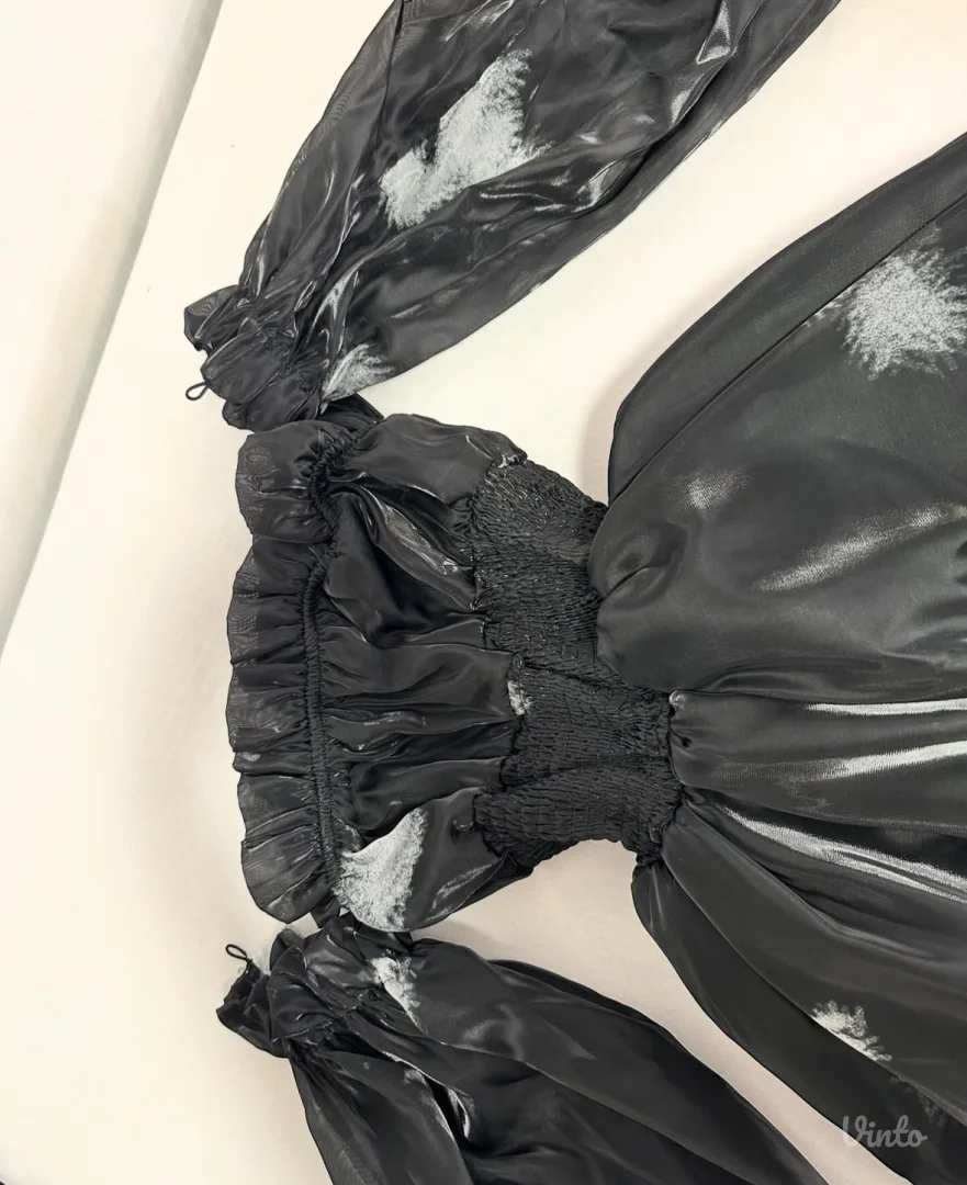 Crna svecana haljina