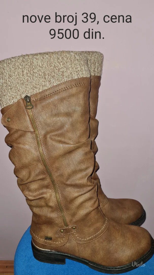 NOVE Rieker čizme sa vunom 39