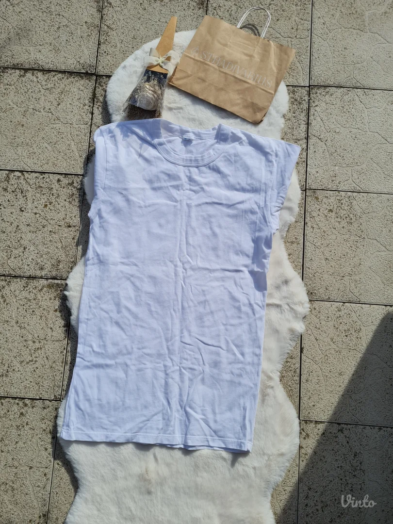 Pamucna bela majica L