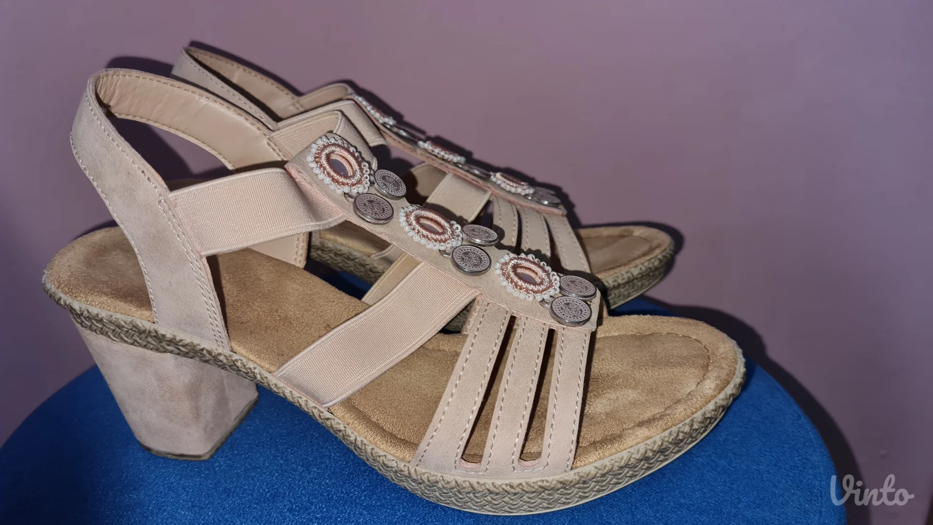 Rieker roze sandale 38