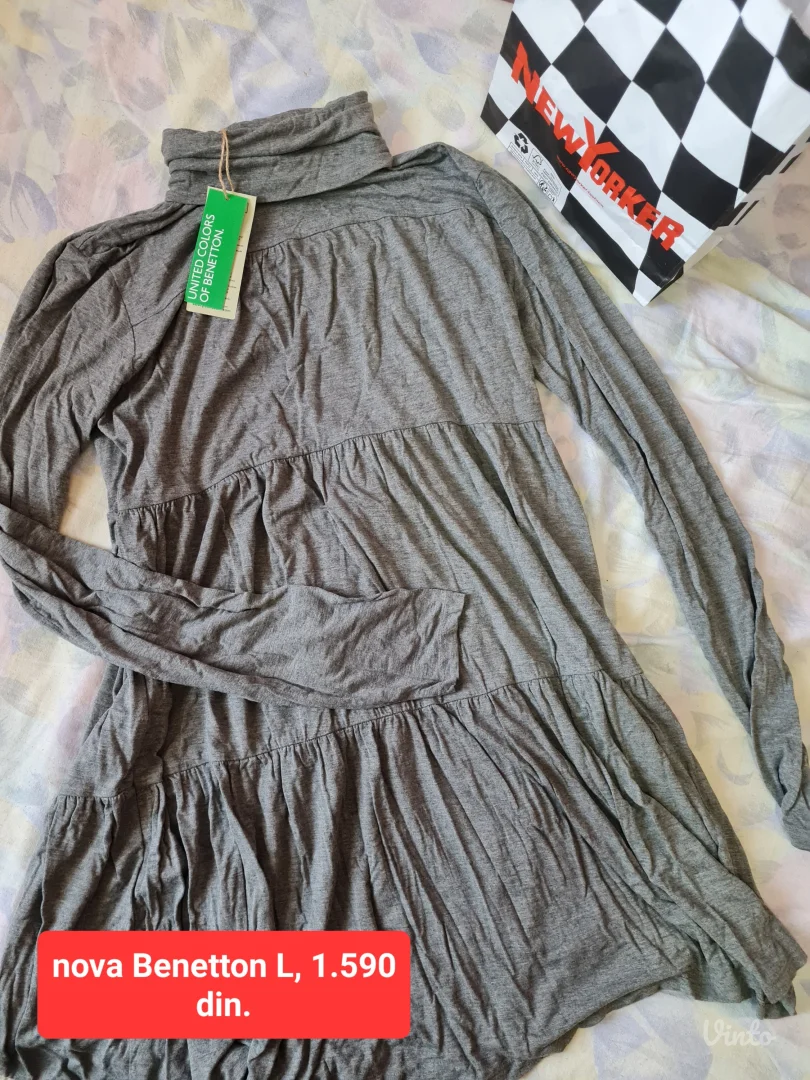 Nova Benetton rolka haljina L